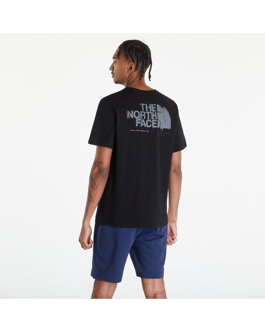 The North Face Black Graphic S/s Tee 3 for men