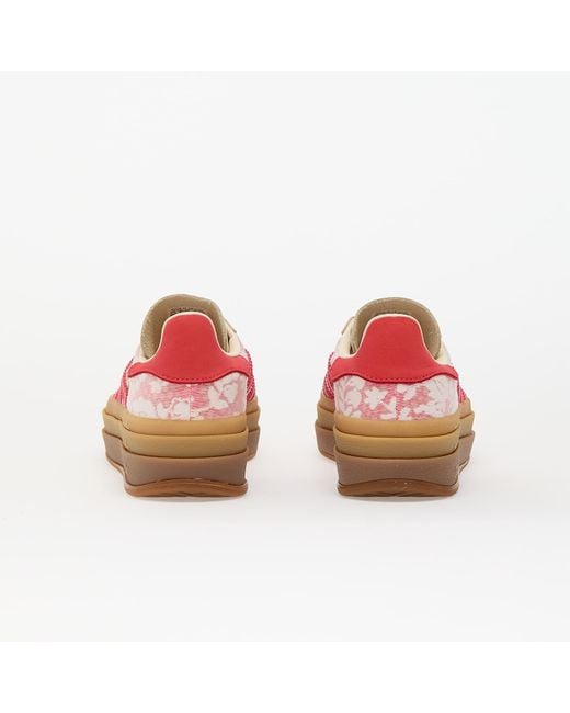 Adidas Originals Sneakers Adidas Gazelle Bold W Ftw/ Crew/ Better Scarlet Eur in het Pink
