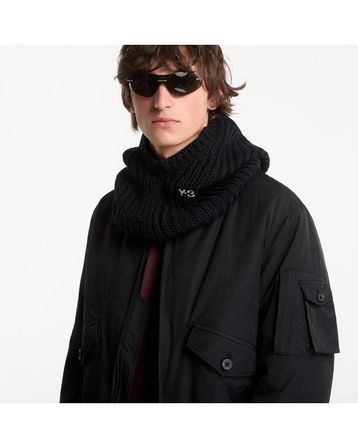 Y-3 Black Bomber Nylon Bomber Jacket