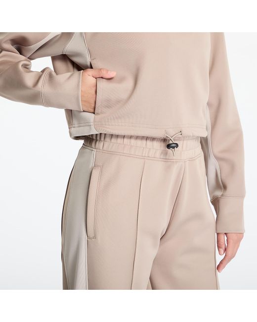 Converse Sweatshirt Cropped Fleece Turtleneck Vintage Cargo Sweatshirt in het Brown