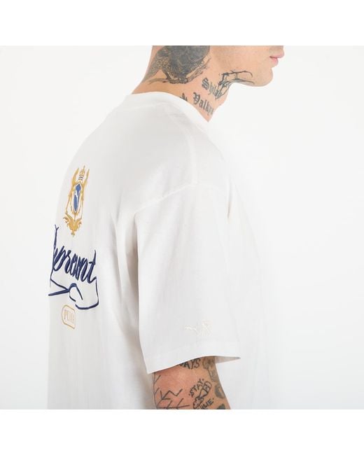 PUMA White X Represent Graphic Tee for men