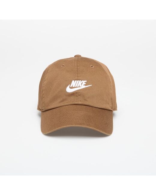 Club Unstructured Futura Wash Cap Mosswood di Nike in Brown