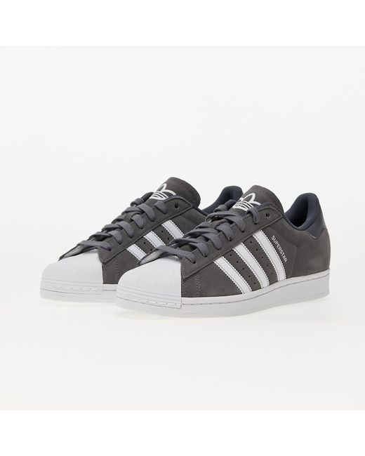 Adidas Originals Gray Adidas Superstar Grey Four/ Ftw White/ Grey Five