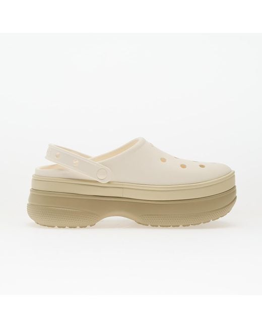 CROCSTM White Sneakers Classic Stacked Clog Eur