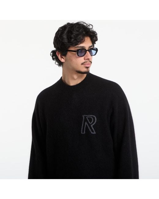 Represent Black Sweater Logo Sweater