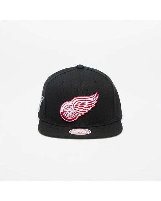 Mitchell & Ness Black Cap Nhl Top Spot Snapback Detroit Red Wings Universal