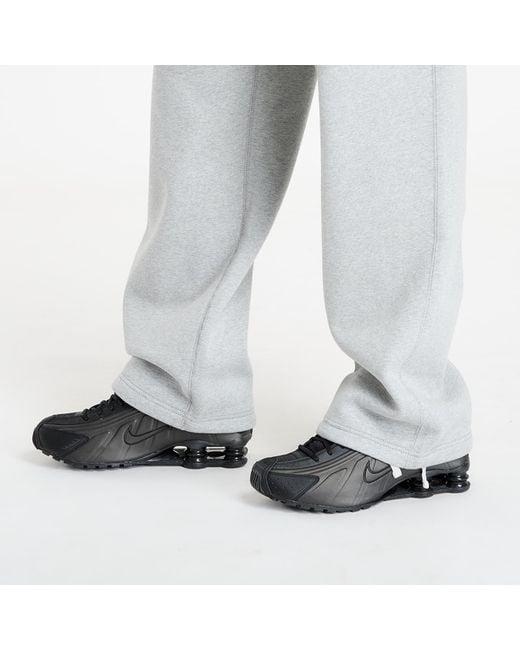 Nike Jogginghosen Solo Swoosh Fleece Open-Hem Pants Dk Heather/ Lt Smoke in Gray für Herren