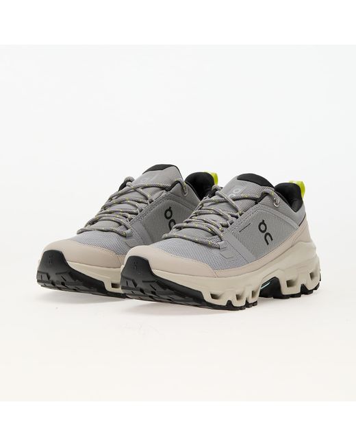 On Shoes White Sneakers W Cloudrock Low Wp Alloy/ Ice