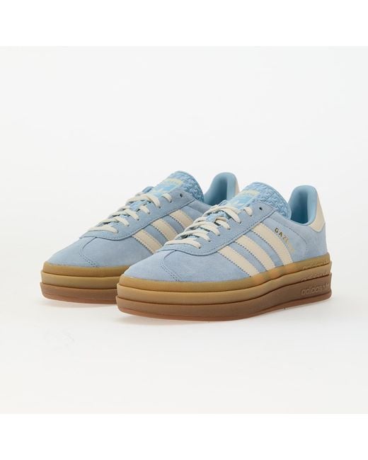 Adidas Originals Blue Sneakers Adidas Gazelle Bold W Clear Sky/ Crew/ Metallic Eur