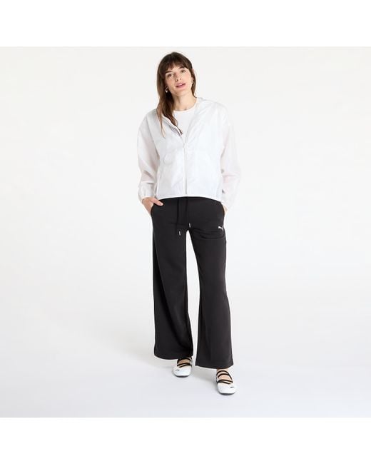 PUMA White Jacket Wardrobe Essentials Oversized Uv Wind Jacket