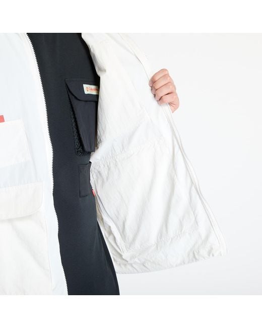 Columbia White Windbreaker Cove Beach Windbreaker for men
