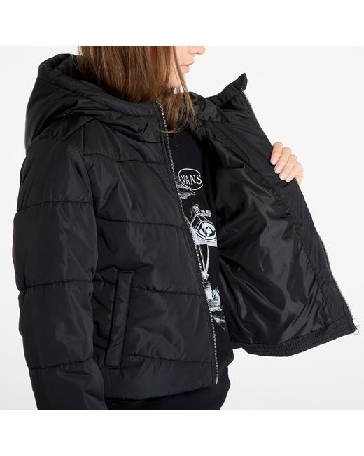 Vans Black Jacket Mte Foundry Crop Puff Hood