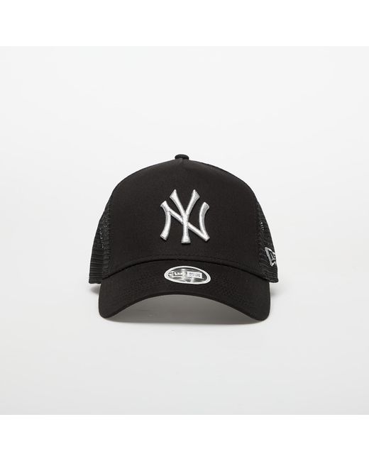 New York Yankees 9Forty Trucker Metallic Cap di KTZ in Black