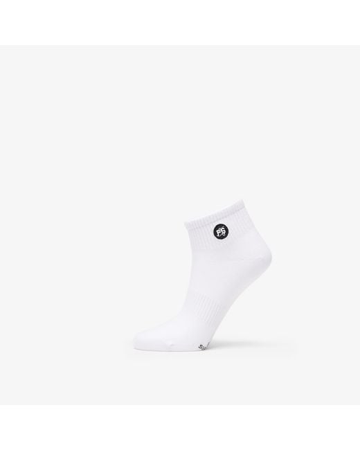 FTSHP White Footshop Ankle Socks 3-Pack