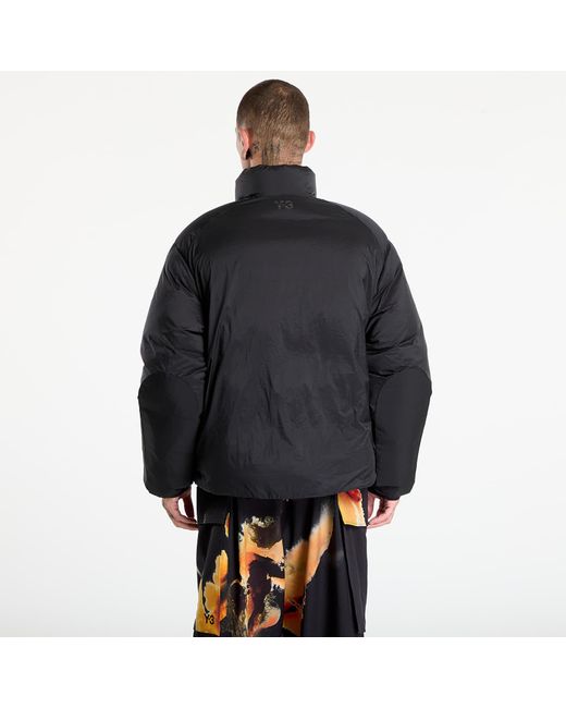 Y-3 Black Jacket Puff Jacket for men