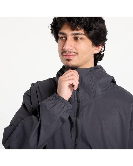 The North Face Blue Jacket M Redbox Packable Hooded Wind Jacket for men