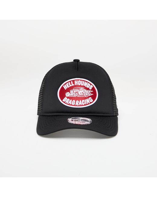 KTZ Black Graphic Patch 9Forty A-Frame Trucker Adjustable Cap