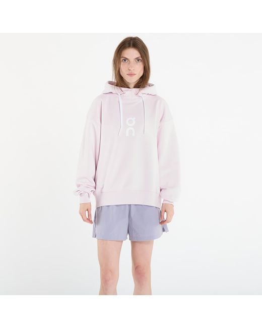 On Shoes White Sweatshirt Club Hoodie