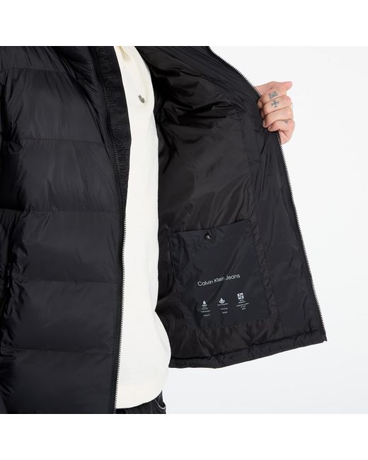 Calvin Klein Jacke Jeans Ls Nylon Monogram Pu Jacket in Black für Herren