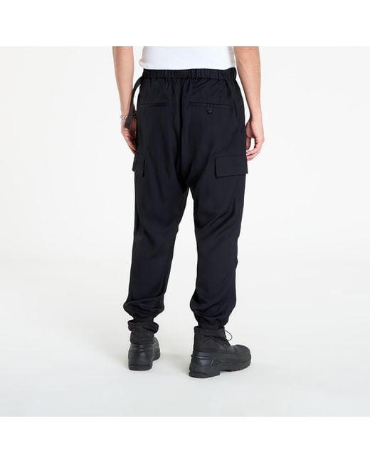 Y-3 Hosen M Rayon Twill Cuffed Pants in Blue für Herren