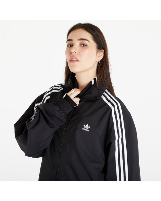 adidas Originals Oversized Track Top in Black Lyst