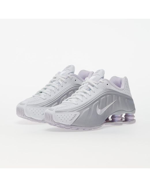 Nike Sneakers w shox r4 white/ barely grape-mtlc platinum eur 36