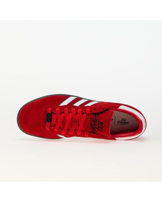 Adidas Originals Red Adidas X 100 Thieves for men