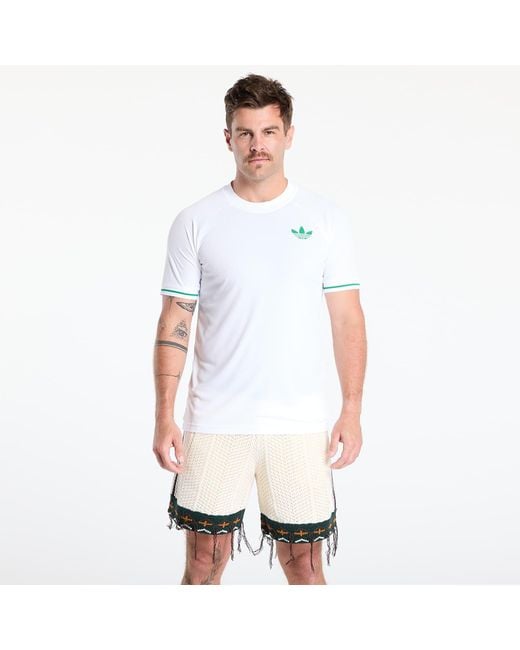 Adidas Originals White T-Shirt Adidas Flft Tee Pro for men
