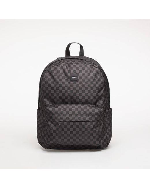 Vans Gray Old Skool Check Backpack/Charcoal