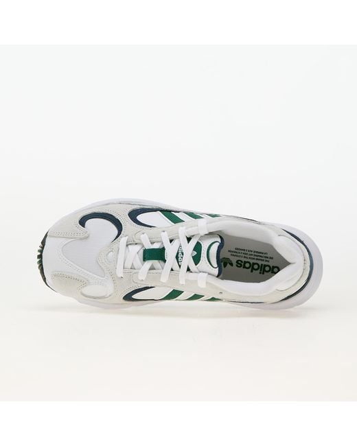 Baskets adidas falcon dorf w ftw white collegiate green night indigo eur 38 adidas Originals en coloris Metallise Lyst
