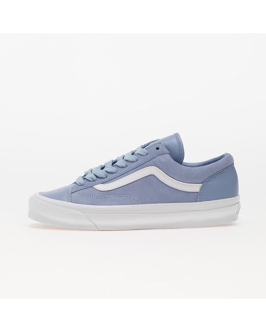 Vans Blue Og Style 36 Lx Suede/ Leather Dusty