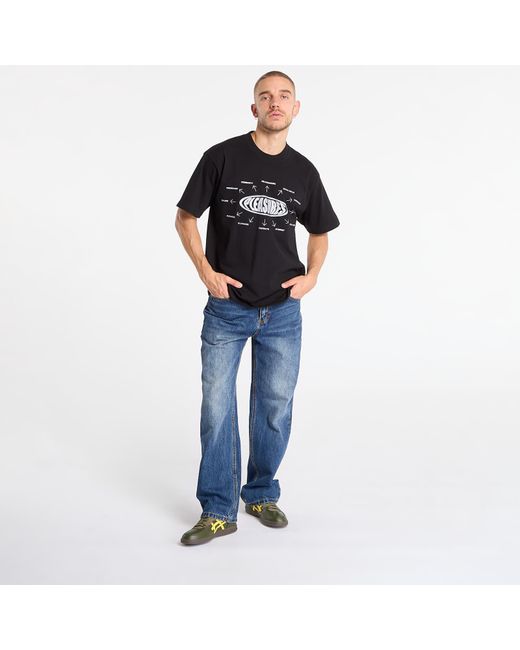 Magietta Peasures Overview Ogo T-Shirt Back di Pleasures in Black da Uomo