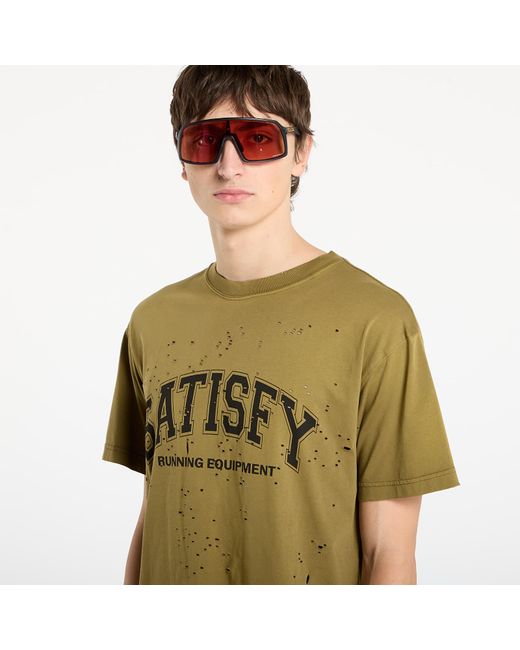 Satisfy T-Shirt Mothtech T-Shirt in het Green voor heren