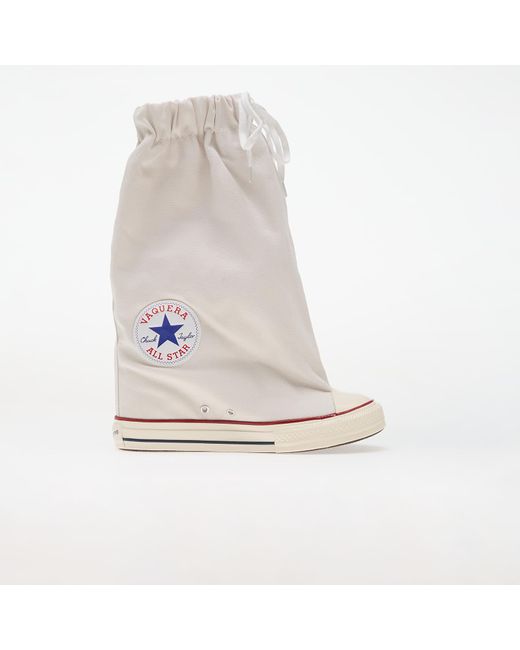 Converse White Sneakers Chuck Taylor All Star Wedge X-Hi/ Egret Eur