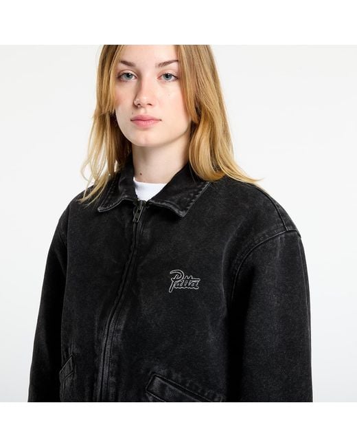 PATTA Black Jacket Washed Canvas Jacket