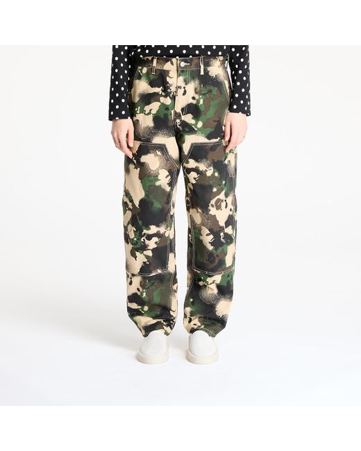 Pantaloni Map Camo Relaxed Fit Work Pants di A Bathing Ape in Green