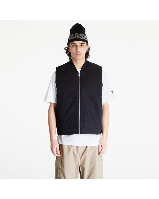 Adidas Originals Blue Premium Essentials+ Vest for men