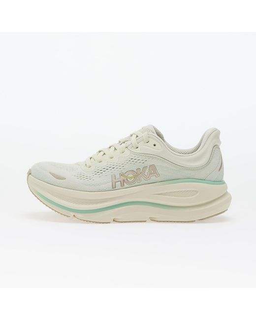 Hoka One One White Sneakers W Bondi 9 Truffle Salt/ Sea Glass Eur