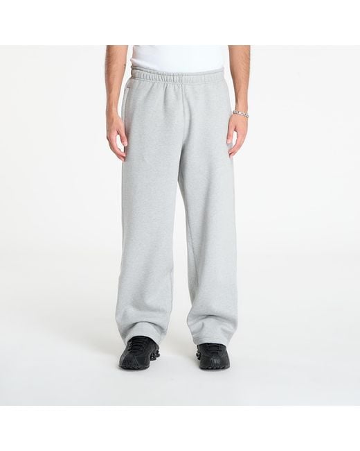 Nike Jogginghosen Solo Swoosh Fleece Open-Hem Pants Dk Heather/ Lt Smoke in Gray für Herren