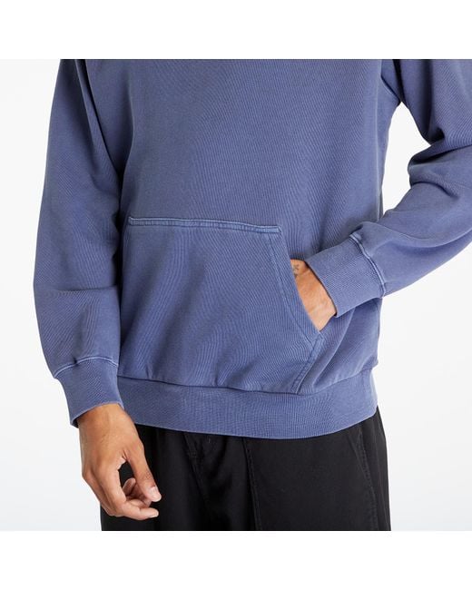 Gramicci Blue Original Freedom Oval Hooded Sweatshirt Unisex Navy Pigment