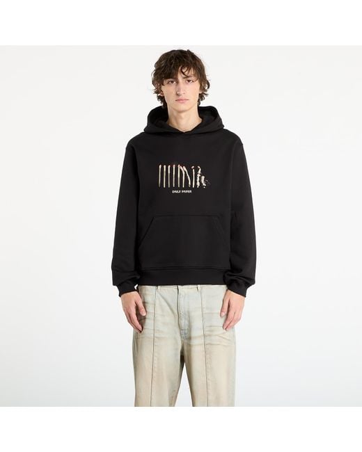 Daily Paper Black Sweatshirt Light Cycle Hoodie