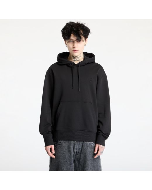 Calvin Klein Sweatshirt Jeans Soft Layered Monogram Hoodie in Black für Herren