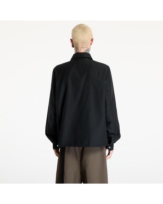 Rick Owens Jas Snapfront Jacket in het Black voor heren