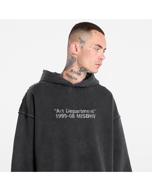 M I S B H V Sweatshirt Basic Hoodie in Black für Herren