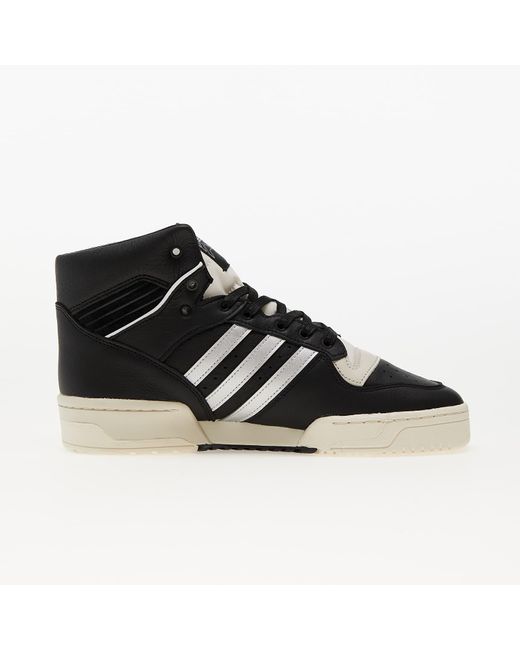 Adidas Originals Black Adidas Rivalry Hi Consortium Core / Silver Metallic/ Grey One for men