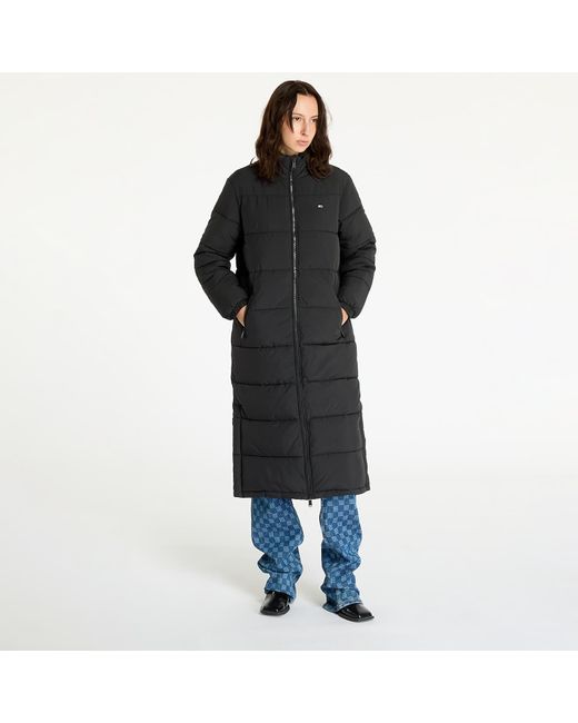 Tommy Hilfiger Black Jacke Tommy Jeans Maxi Essential Puffer Coat