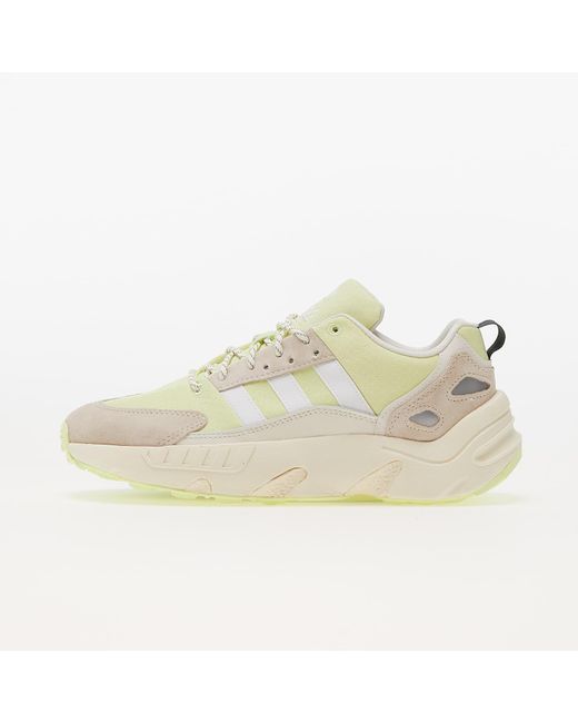 adidas Originals Adidas Zx 22 Boost Off White/ Ftw White/ Purple Lime in Green for Men | Lyst