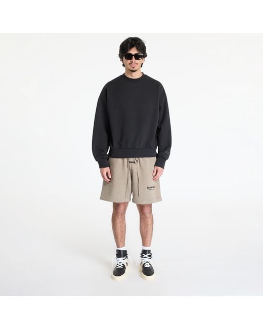 Felpa Classic Fit Fleece Crewneck di Fear Of God in Black da Uomo