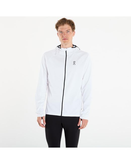 On Shoes White Sweatshirt Climate Zip Hoodie for men