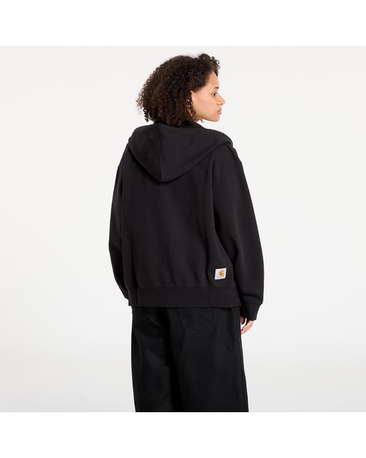 Carhartt Black Sweatshirt Hooded Mini Wip Sweat Jacket